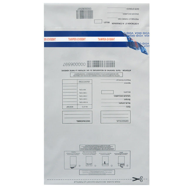 Polypropylene Tamper Proof Evidence Bags For Confidential Documents